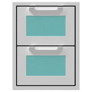 Hestan 16" Double Storage Drawer Recessed Marquise Accented Panels | GW STORE