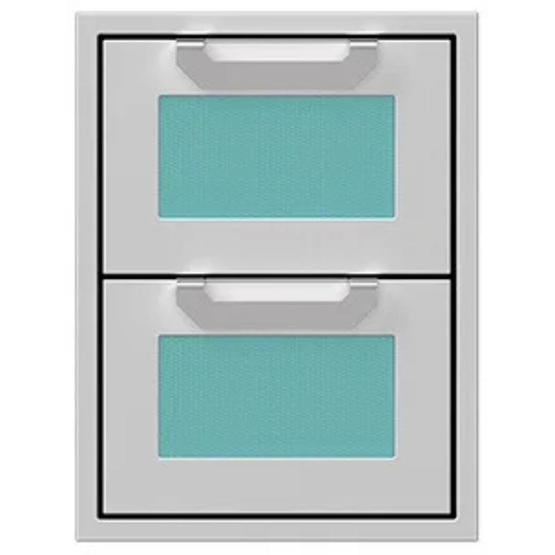Hestan 16" Double Storage Drawer Recessed Marquise Accented Panels | GW STORE