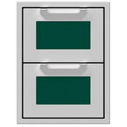 Hestan 16" Double Storage Drawer Recessed Marquise Accented Panels | GW STORE
