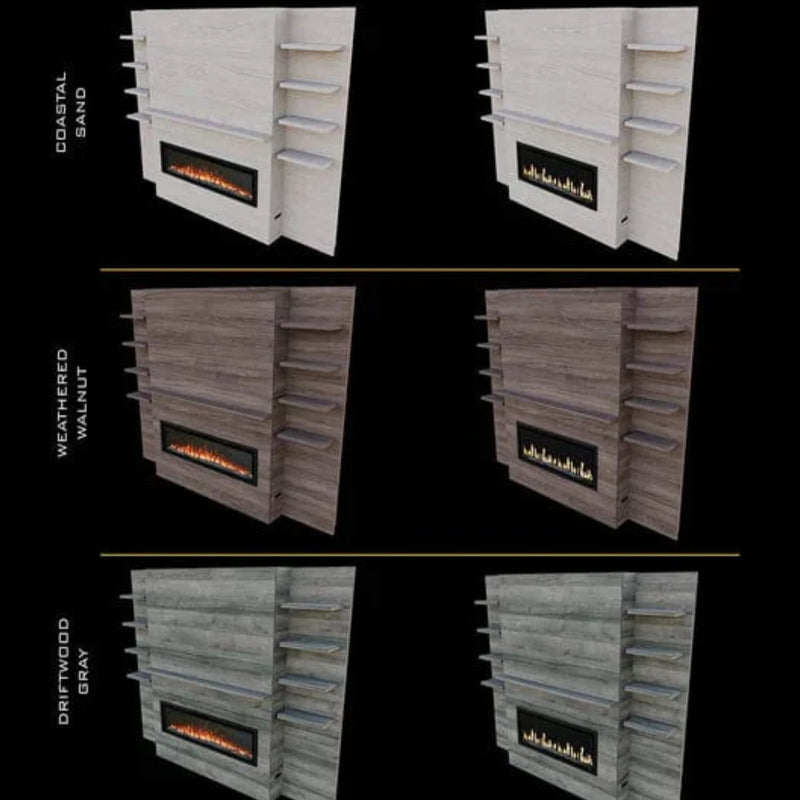Modern Flames Orion Allwood Main Wall System | GW STORE