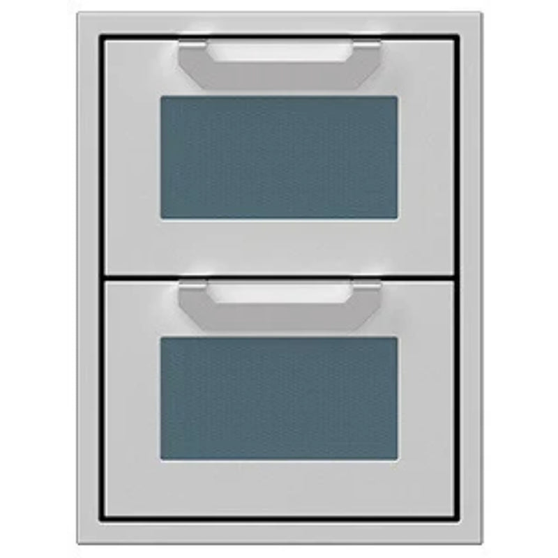 Hestan 16" Double Storage Drawer Recessed Marquise Accented Panels | GW STORE