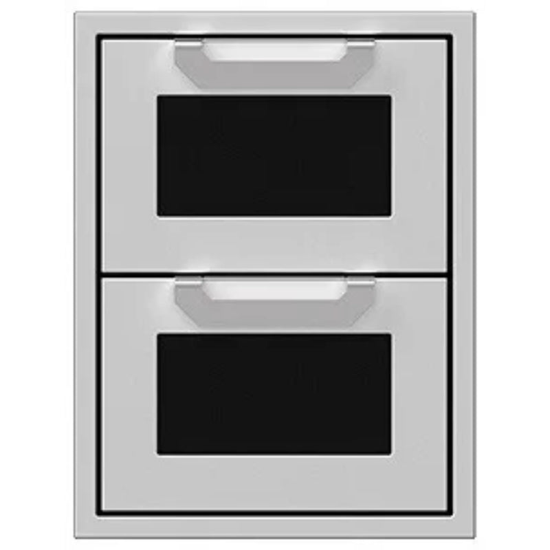 Hestan 16" Double Storage Drawer Recessed Marquise Accented Panels | GW STORE