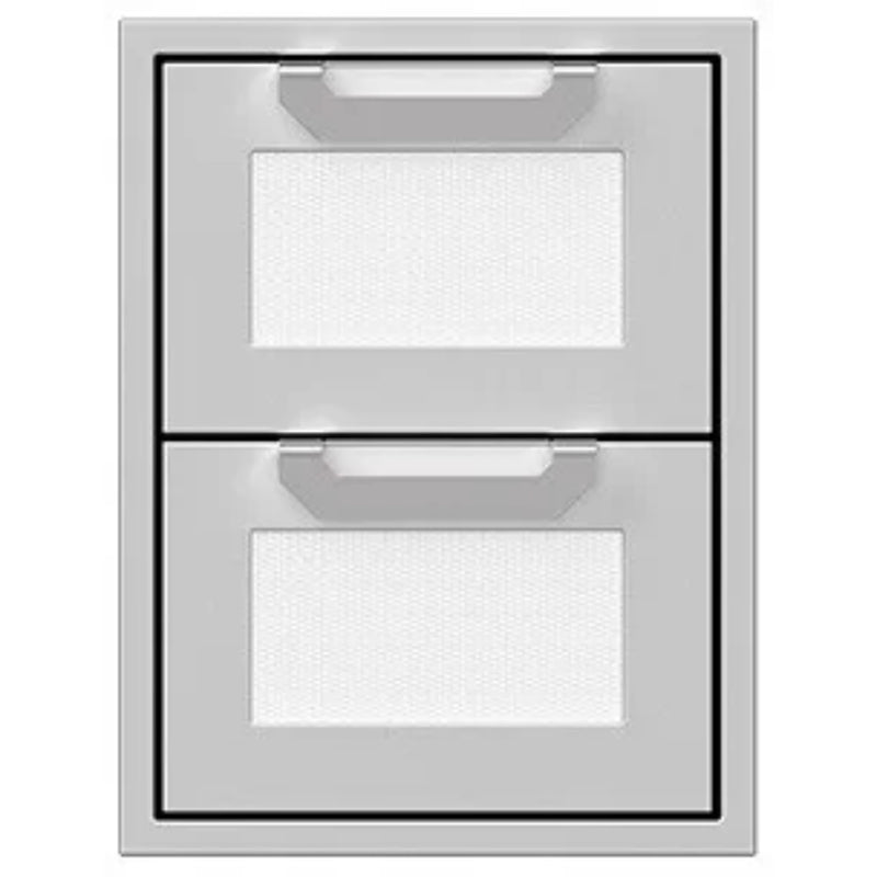 Hestan 16" Double Storage Drawer Recessed Marquise Accented Panels | GW STORE