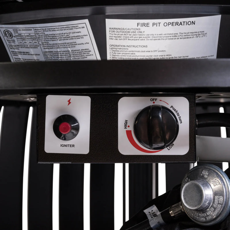 Well Traveled Living Grand Cooper Aluminum Round Propane Fire Pit | GW STORE