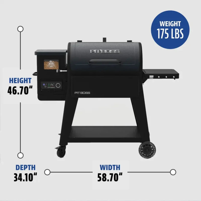 Pit Boss Navigator 850 Series WiFi & Bluetooth Freestanding Wood Pellet Grill & Smoker | GW STORE