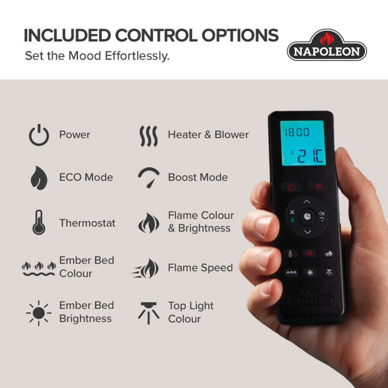 Napoleon Astound 74 FlexMount Electric Fireplace | GW STORE