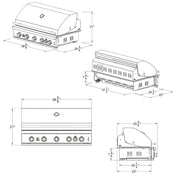 Summerset Sizzler Pro 40-Inch Built-In Gas Grill | GW STORE