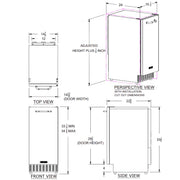 Bull 60 Lb. 15-Inch Outdoor Rated Commercial Ice Maker w/ Drain Pump | Buy at GW STORE