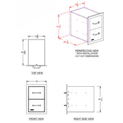 Bull 56990 15-Inch Stainless Steel Double Access Drawer W/ Reveal | Buy at GW STORE