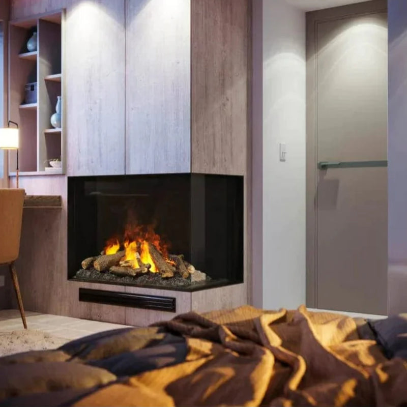 Dimplex Faber E-Matrix Right-Facing 32x26-Inch Built-In Electric Fireplace | GW STORE