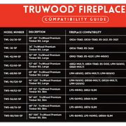 Modern Flames 44"-52" TruWood Premium Timber Kit - Slim | GW STORE