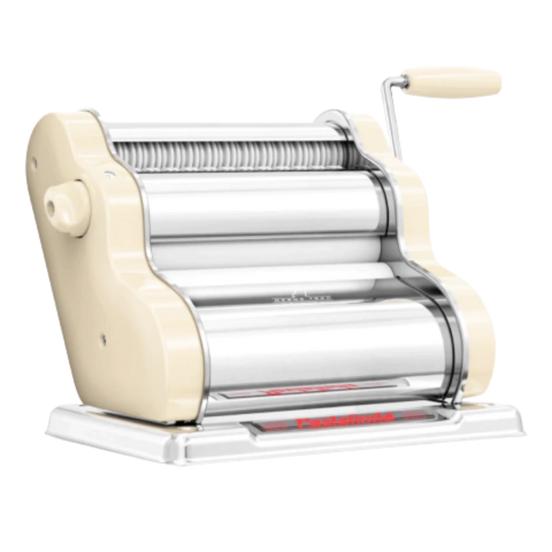 Pastalinda Classic 200 Pasta Maker Machine with Hand Crank and Two Clamps