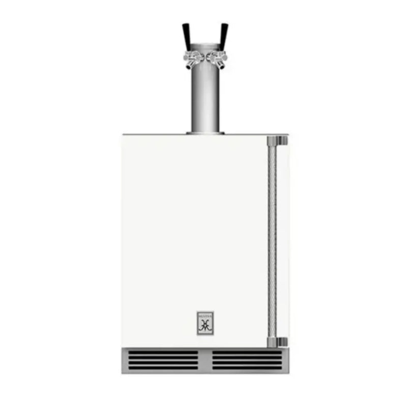 Hestan 24" Outdoor Double Faucet Beer Dispenser with Lock, Solid Door – Left or Right Hinge GFDSR242 / GFDSL242 | GW STORE