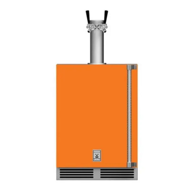 Hestan 24" Outdoor Double Faucet Beer Dispenser with Lock, Solid Door – Left or Right Hinge GFDSR242 / GFDSL242 | GW STORE