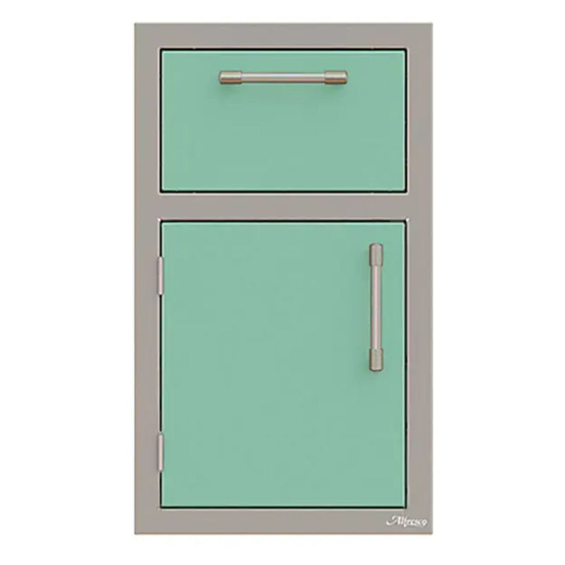 Alfresco 17-Inch Stainless Steel Left-Hinged Soft-Close Door & Drawer Combo