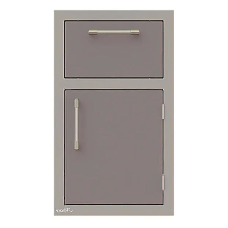 Alfresco 17-Inch Stainless Steel Right-Hinged Door & Paper Towel Holder Combo