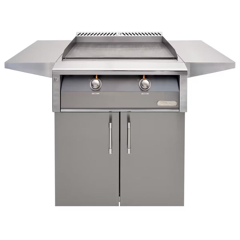 Alfresco 30-Inch Dedicated Gas Griddle w/ Cart