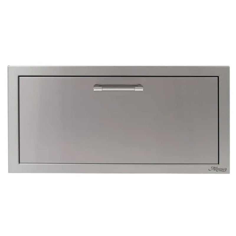 Alfresco 30-Inch VersaPower Stainless Steel Soft-Close Single Drawer