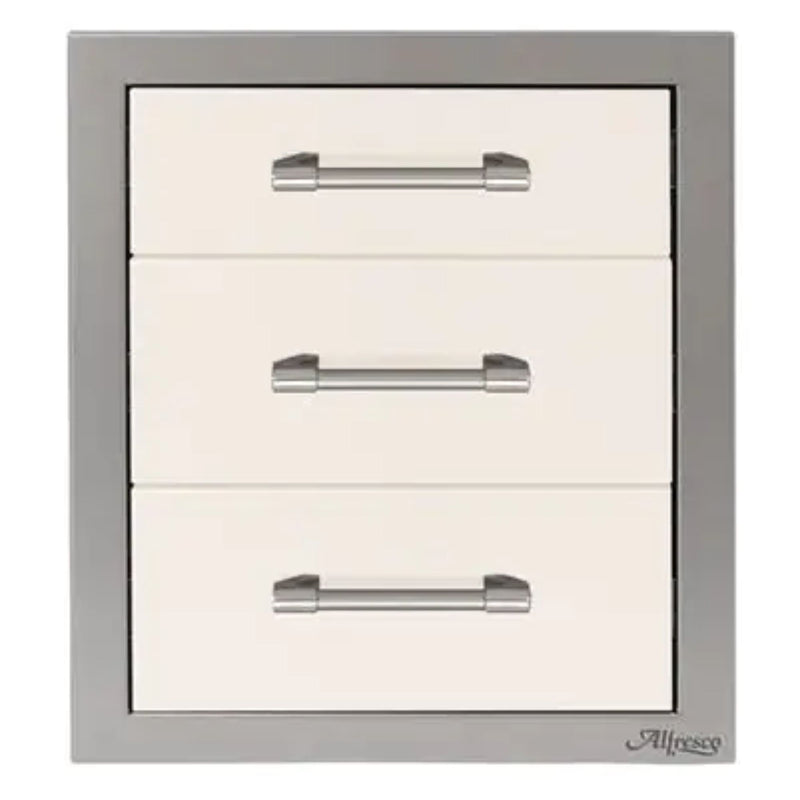Alfresco 17-Inch Stainless Steel Soft-Close Triple Drawer