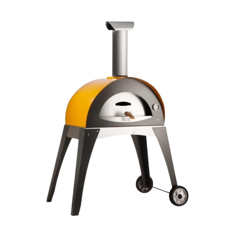 Alfa Ciao Countertop Wood Fired Pizza Oven Fire Yellow (B Stock – Brand New / No Carton) | GW STORE