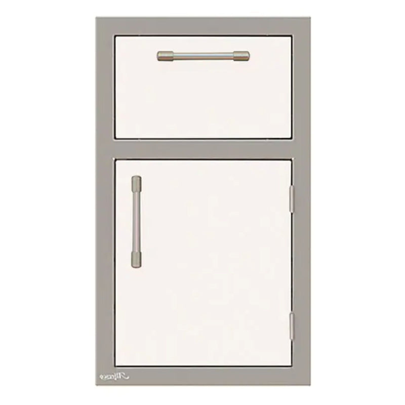 Alfresco 17-Inch Stainless Steel Right-Hinged Door & Paper Towel Holder Combo