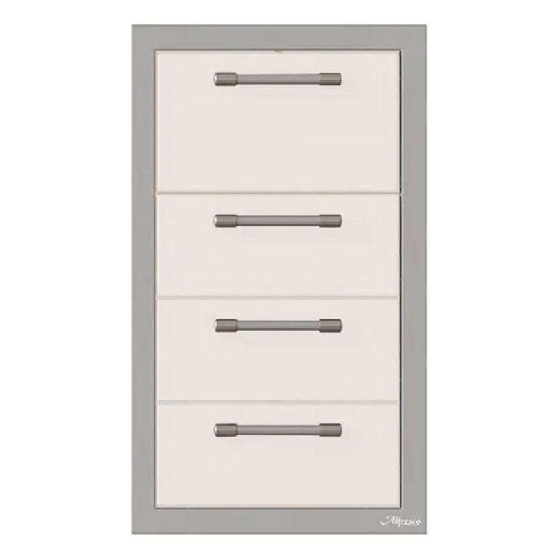 Alfresco 17-Inch Stainless Steel Triple Drawer & Paper Towel Holder Combo