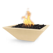 The Outdoor Plus Maya Natural Gas Concrete Fire Bowl | GW STORE