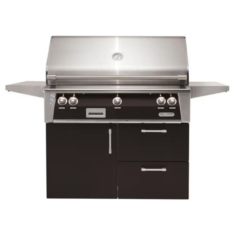 Alfresco Deluxe 42-Inch Stainless Steel Freestanding Gas Grill w/ Rotisserie & Sear Zone