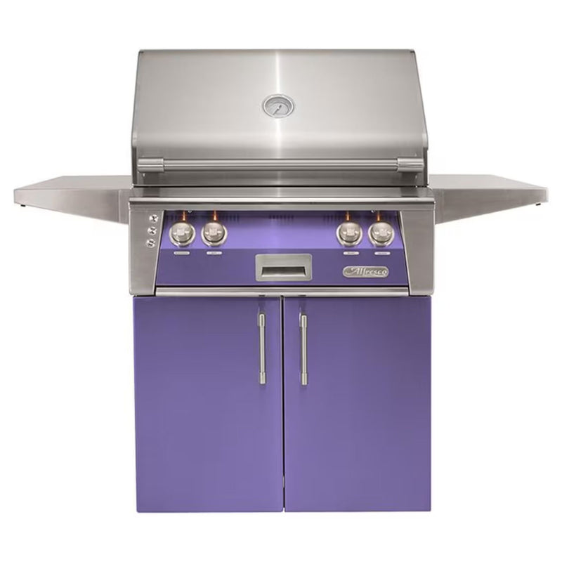 Alfresco 30-Inch Stainless Steel Freestanding Gas Grill w/ Rotisserie & Sear Zone