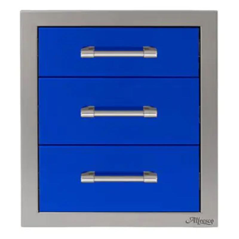 Alfresco 17-Inch Stainless Steel Soft-Close Triple Drawer
