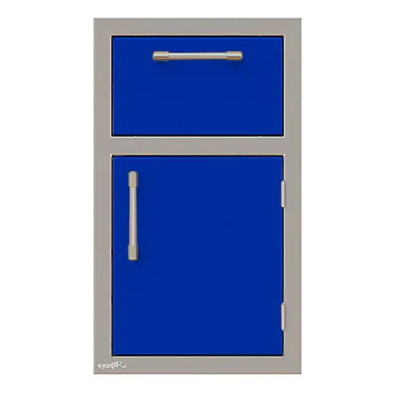 Alfresco 17-Inch Stainless Steel Right-Hinged Soft-Close Door & Drawer Combo