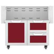 Hestan GCR42 42-Inch Grill Cart with Double Drawers & Soft-Close Door | GW STORE
