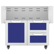Hestan GCR42 42-Inch Grill Cart with Double Drawers & Soft-Close Door | GW STORE