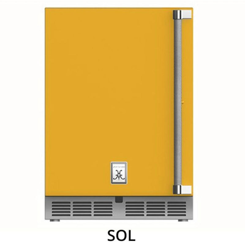 Hestan 24-Inch Outdoor Refrigerator with Lock & LED Lighting - 5.2 Cu. Ft. | GW STORE