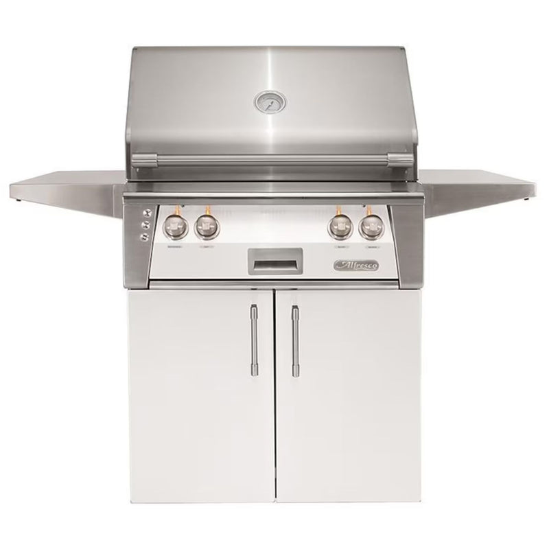 Alfresco 30-Inch Stainless Steel Freestanding Gas Grill w/ Rotisserie & Sear Zone