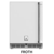 Hestan 24-Inch Outdoor Refrigerator with Lock & LED Lighting - 5.2 Cu. Ft. | GW STORE