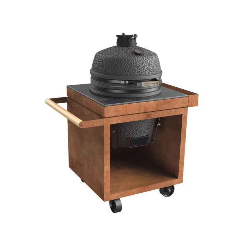 Bastard VX Large Solo, OFYR Corten 75 PRO & Ceramic Dark Kamado Table (Discontinued / New In Box) | GW STORE