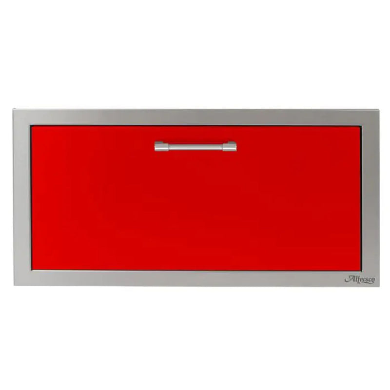 Alfresco 30-Inch VersaPower Stainless Steel Soft-Close Single Drawer