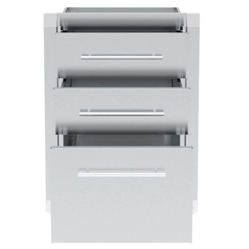 Broil King Stainless Steel Enclosed Triple Drawer Assembly | GW STORE