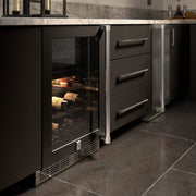 Hestan 24″ Outdoor Undercounter Refrigerator (Glass Door) | GW STORE