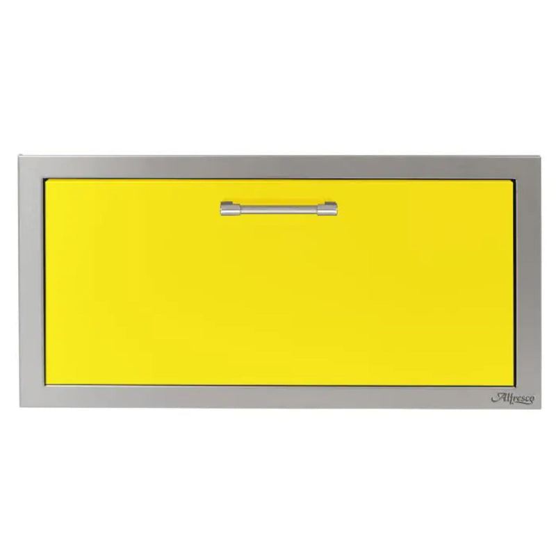 Alfresco 30-Inch VersaPower Stainless Steel Soft-Close Single Drawer