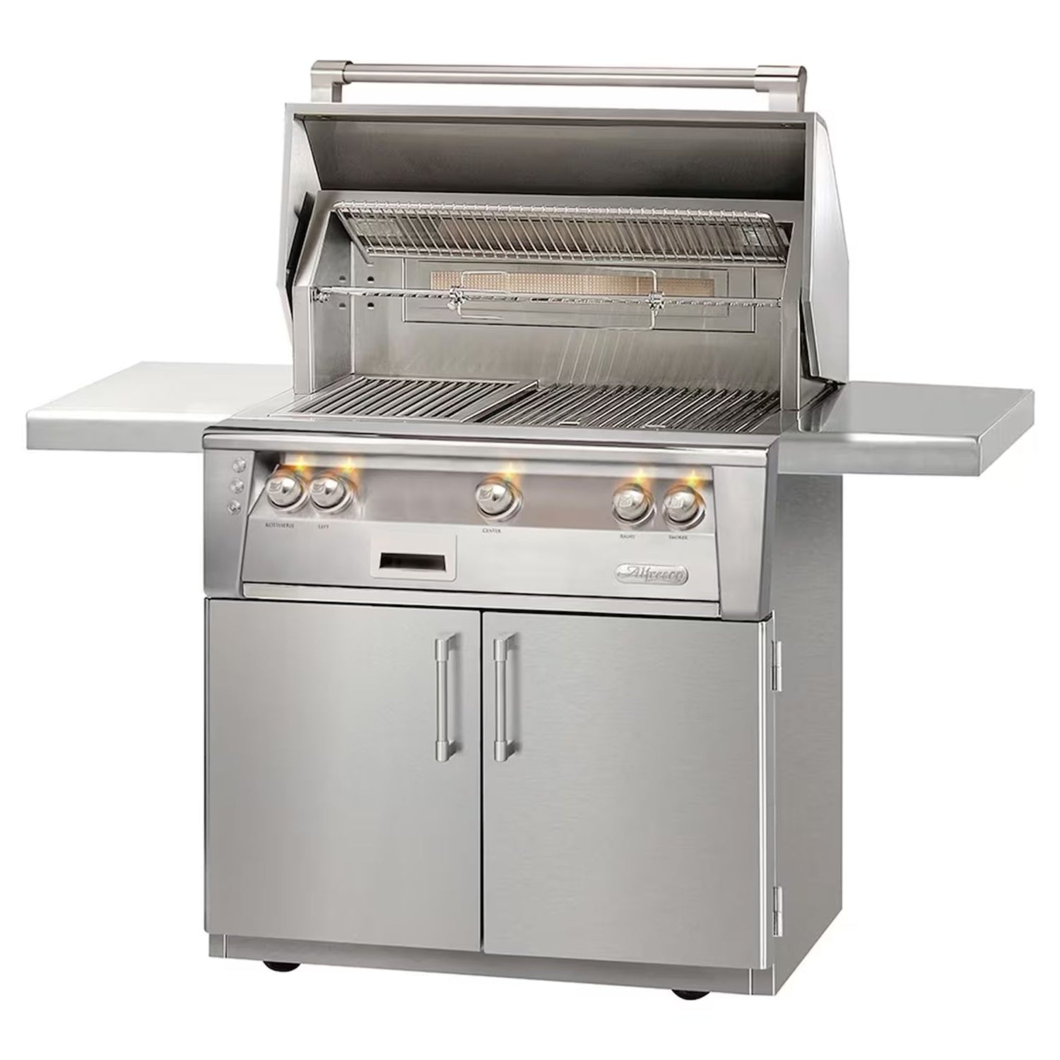 Alfresco 36-Inch Stainless Steel Freestanding Gas Grill w/ Rotisserie & Sear Zone