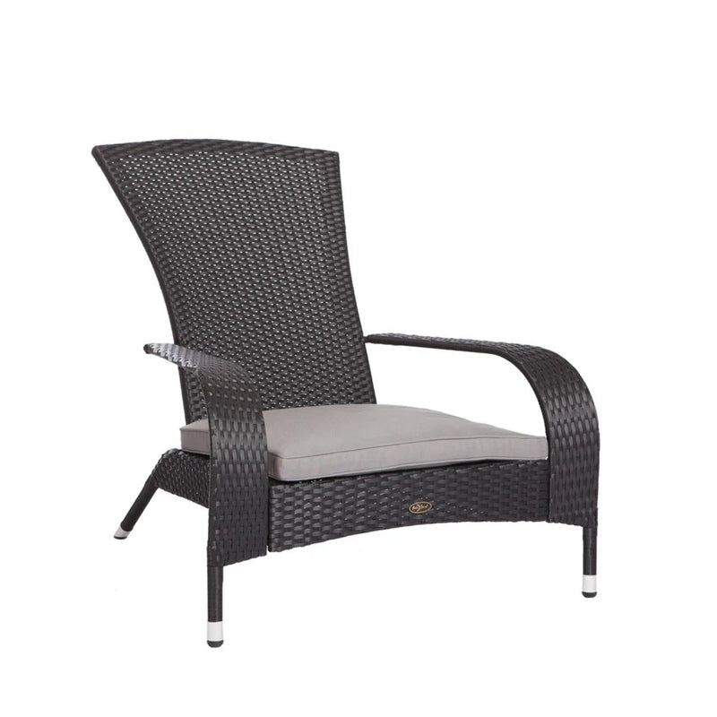 Well Traveled Living Black Coconino Wicker Chair | GW STORE