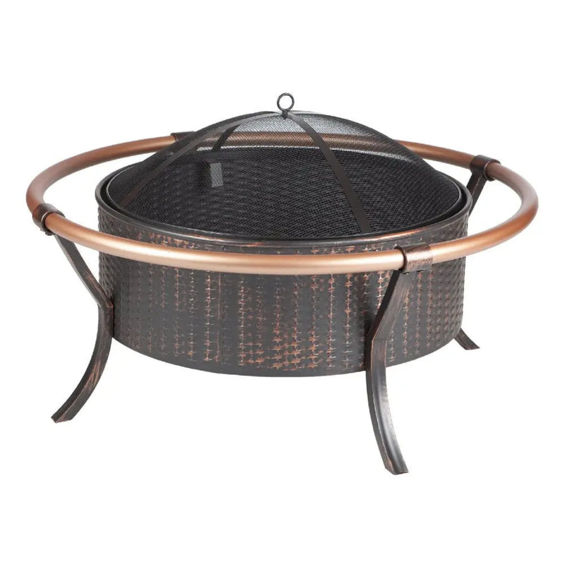 Well Traveled Living Copper Rail Fire Pit | GW STORE