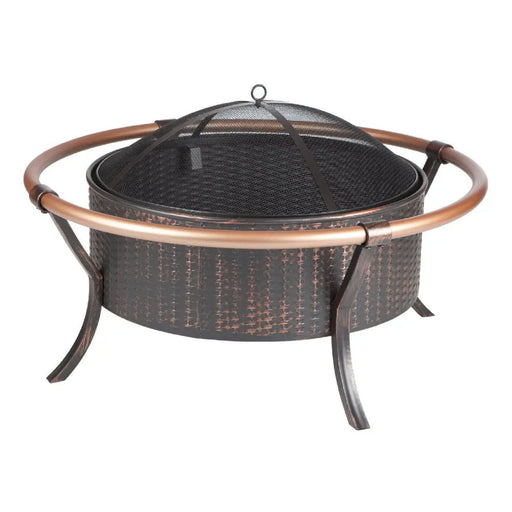 Well Traveled Living Copper Rail Fire Pit | GW STORE