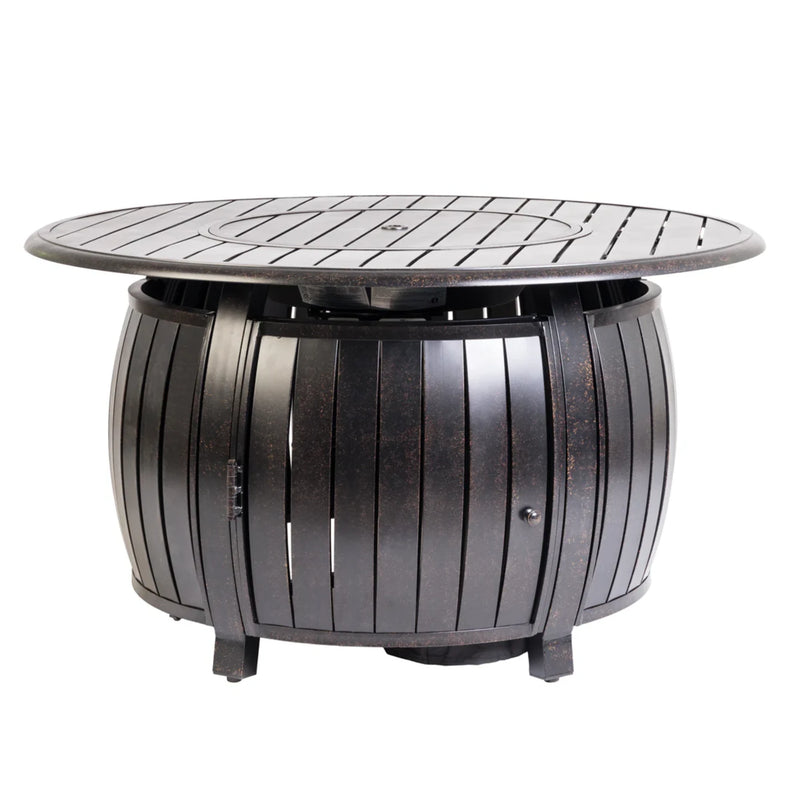 Well Traveled Living Grand Cooper Aluminum Round Propane Fire Pit | GW STORE