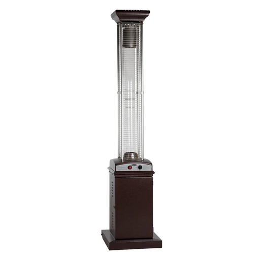 Well Traveled Living Hammered Bronze Finish Square Flame Propane Patio Heater | GW STORE