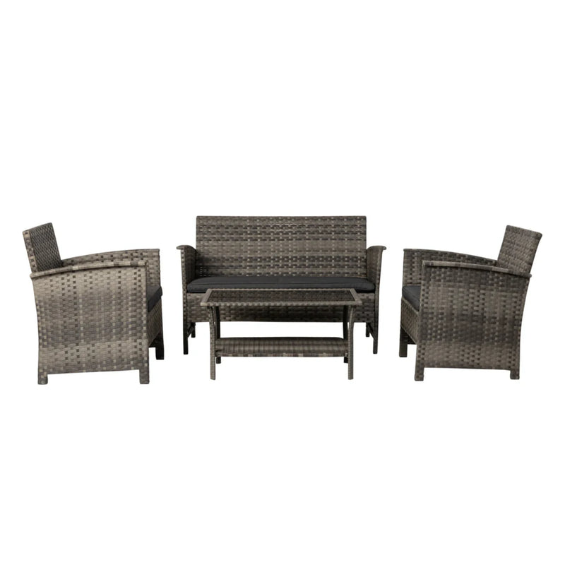 Well Traveled Living Jareth Wicker Patio Set | GW STORE