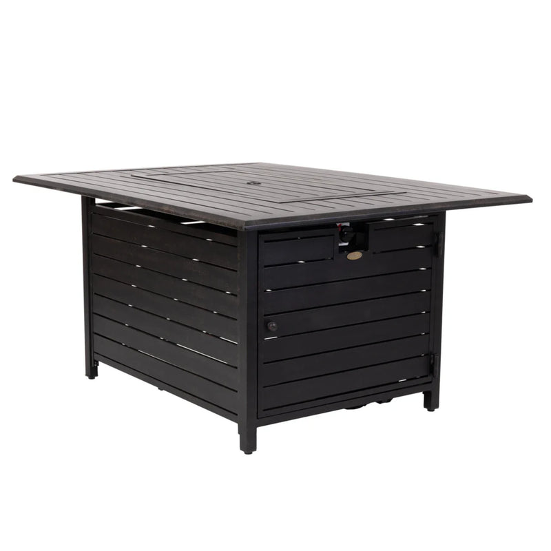 Well Traveled Living Longmont Aluminum Rectangular Propane Fire Pit | GW STORE