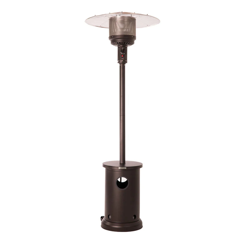 Well Traveled Living Mocha Finish Patio Heater w/ Table | GW STORE